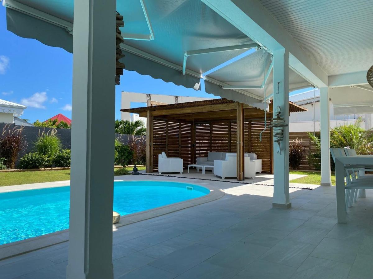 Villa Nomilou Beach Avec Acces Direct Plage Saint-Francois  Exteriör bild